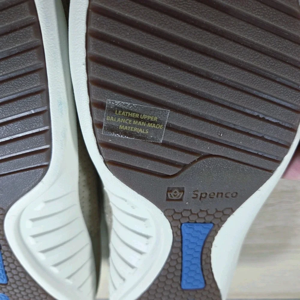 Spenco Siesta‎ Perforated Suede Slip On Orthotic Comfort Walking Shoes Women 9
